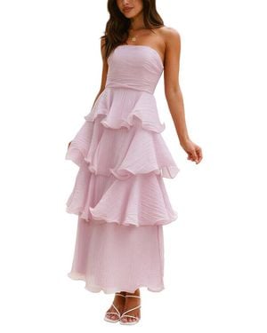 LEON GORI Maxi Dress - Purple