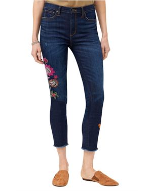 Johnny Was Maxima The Cropped Skinny Jean - Blue