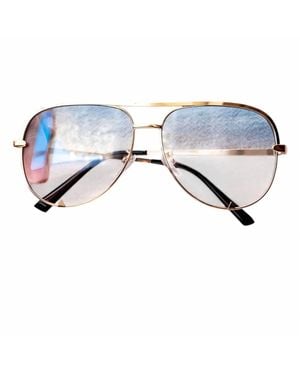 Julia Rose The Alex High Quality Aviator Sunglasses - Blue