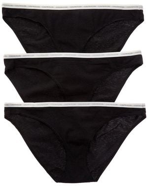 Calvin Klein 3Pk Bikini - Black