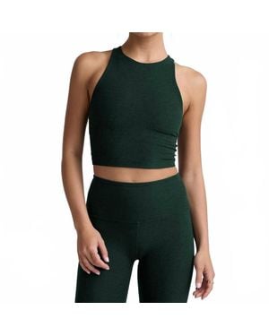 Beyond Yoga Spacedye Refocus Cropped Tank - Green