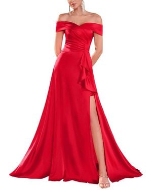 Amanda Royal Maxi Dress - Red