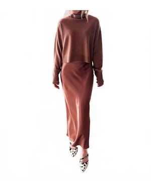 SABLYN Sable Turtleneck Sweater - Red