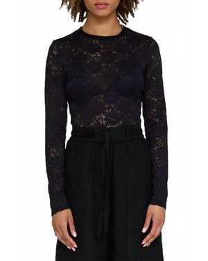 Raquel Allegra Elise Top - Black