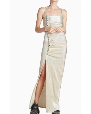 Rabanne Sparkly Maxi Dress - Natural