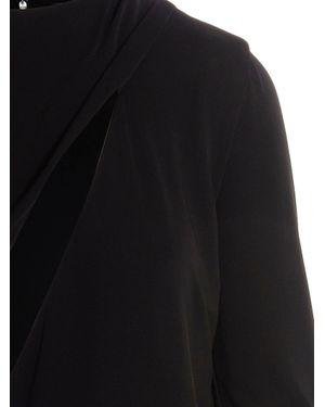 Versace Viscose Short Dress - Black