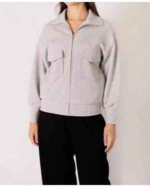 P.Cill Modal Utility Jacket - Gray