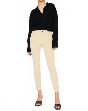 Kancan High Rise Corduroy Skinny Jean - Black