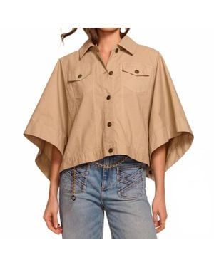 Ramy Brook Beatrice Wide Sleeves Jacket - Brown