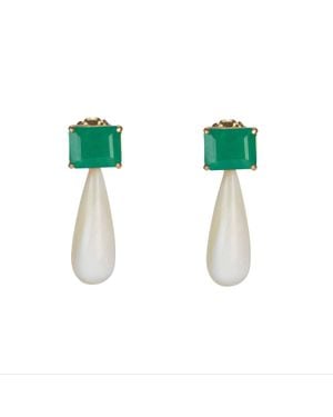 Bounkit Astraea Earrings - Green