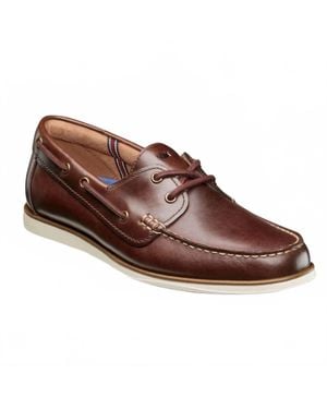 Florsheim Atlantic Moc Toe Boat Shoe - Brown