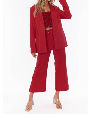 Show Me Your Mumu Major Blazer - Red