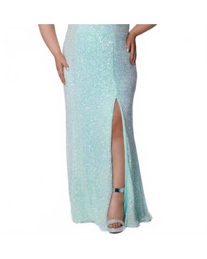 Sydney's Closet Donatella Gown - Blue