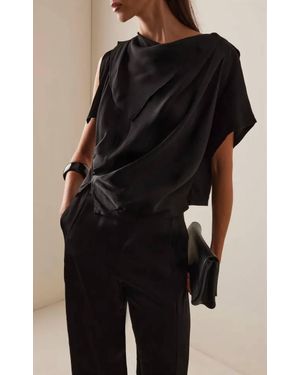 Rachel Comey Sashay Short Sleeve Top - Black