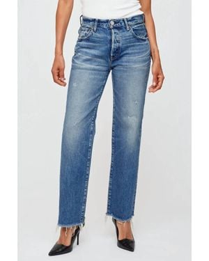 Moussy Morriston Straight - Blue
