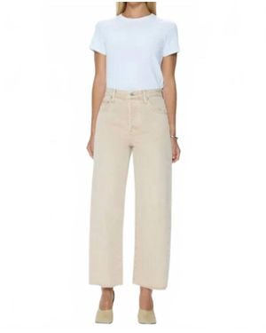 Pistola Tate Crop Bowed Wide Leg Jean - White