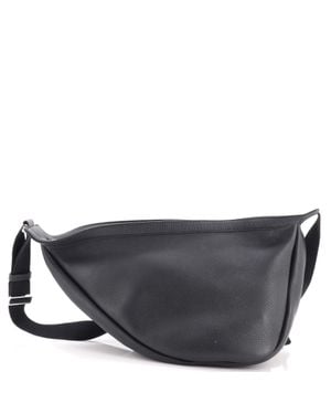 The Row Slouchy Banana Bag Leather Large - Black
