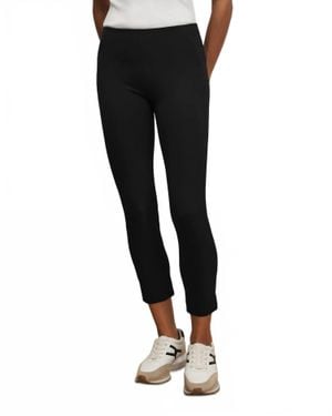 Veronica Beard Scuba Slim-Fit Pant - Black