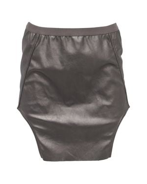 Rick Owens Diana Mini Skirt - Gray