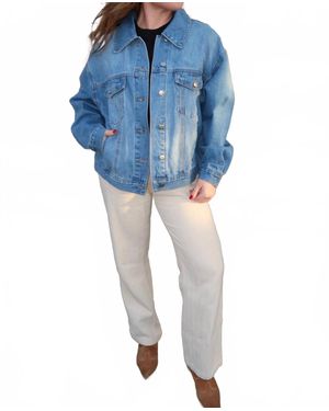 Miou Muse Everyday Denim Jacket - Blue