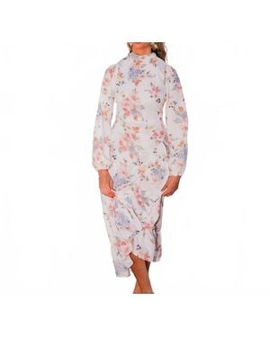 Esteem Couture Ny Blair Longsleeve Wrap Dress - Pink