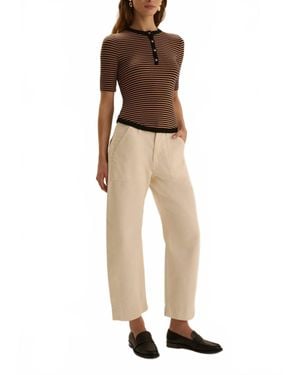 FAVORITE DAUGHTER Foundation Henley Top - Natural