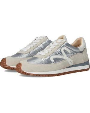 Vaneli Queen Sneakers Perla Suede Combo Athletic Shoes Ver405 - Metallic