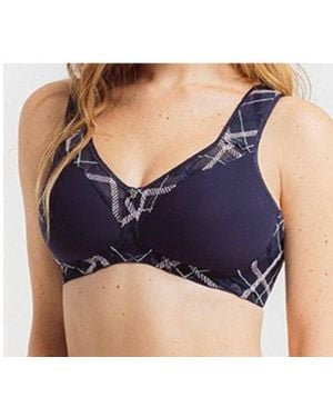 Louisa Bracq Albanach Wirefree Spacer Wire-Free Bra - Blue