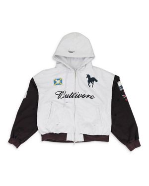 Protocol Index Buttivore Fur Lining Zip Hoodie for Men | Lyst