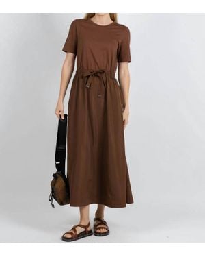 Ouí T-Shirt Maxi Dress - Brown