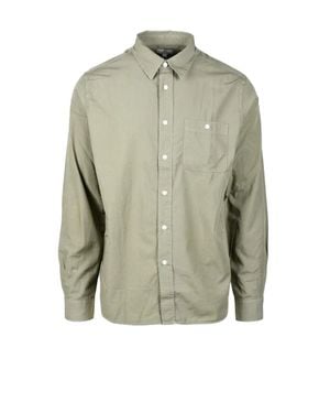 Woolrich Structured Cotton Shirt - Green