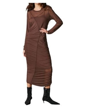 NÜ Mesh Dress - Brown