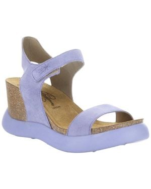 Fly London Gogo Suede Sandal - Blue