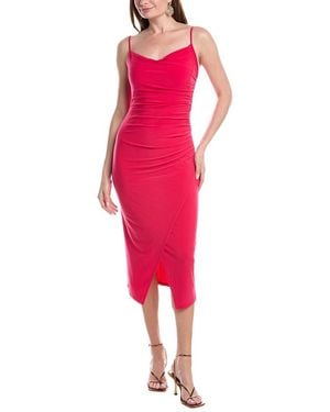 Laundry By Shelli Segal Midi Dress - Red
