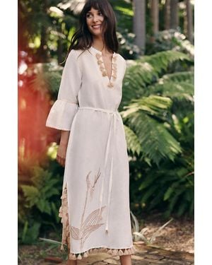 Calypso St. Barth Sarina Kaftan Dress - Green