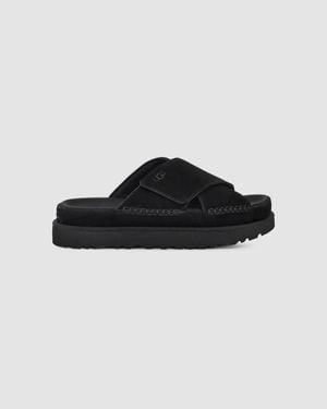 UGG Goldenstar Cross Slide - Black