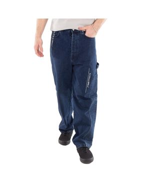 A_COLD_WALL* A Cold Wall Discourse Wide-Leg Jeans - Blue