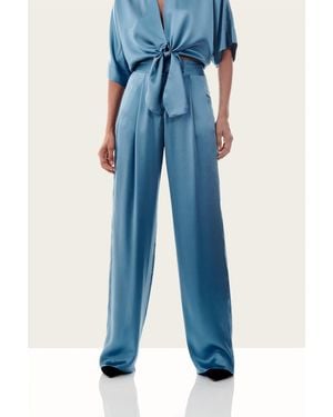 The Sei Wide Leg Trouser - Blue