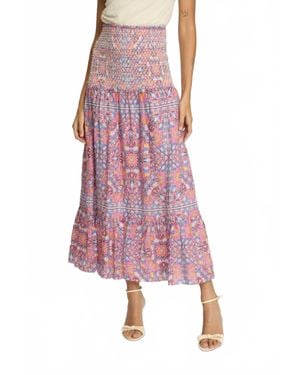 Caballero Chablis Maxi Skirt - Pink