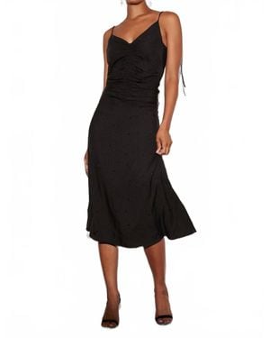 Bishop + Young Adria Ruched Front Dress - Black