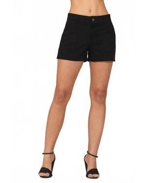 Bella Dahl Poppy Voyage Pocket Short - Black