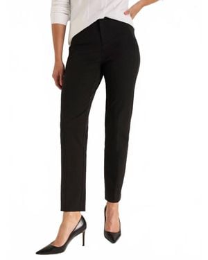 NIC+ZOE Cotton Bi-Stretch Copley Straight Pants - Black