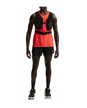 Nike Stride Dri-Fit Brief-Lined Running Shorts - Red