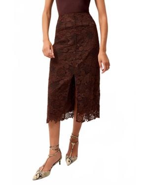 Marie Oliver Meara Skirt - Brown