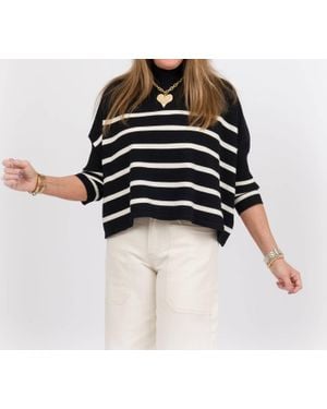 Kerisma Aja Stripe Sweater - Black