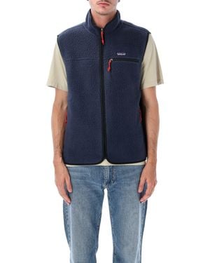 Patagonia Retro Pile Fleece Vest - Blue