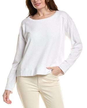 Eileen Fisher Ballet Neck Box Top - White