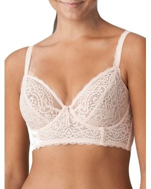 Twist I Do Longline Bra - Brown
