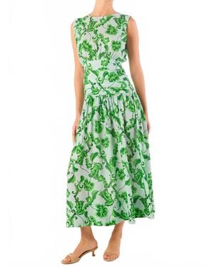 MISA Los Angles Divya Maxi Dress - Green