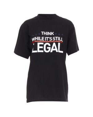 Vetements Limited Edition Legal Tshirt - Black